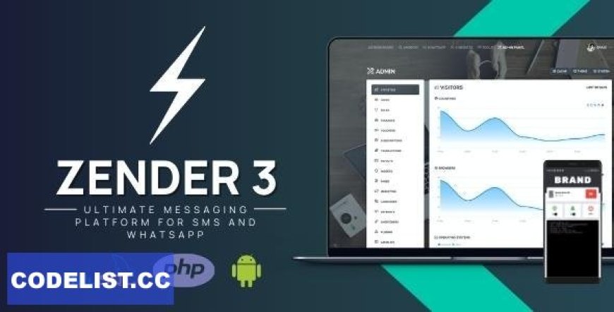 Zender v3.9.2 - Ultimate Messaging Platform for SMS, WhatsApp & use Android Devices as SMS Gateways (SaaS)