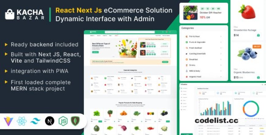 KachaBazar v1.8.0 - React Next Js eCommerce Solution