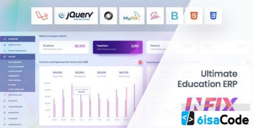 InfixEdu v9.0.1 - School Management System Software - nulled