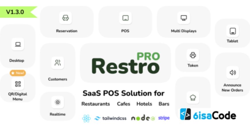 RestroPRO SaaS v1.8.0 – Smart POS Software for Restaurant, Café, Hotel & Food Truck Management