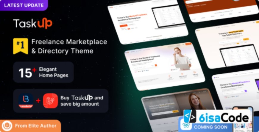 Taskup v2.6 – Laravel Freelance Marketplace & Service Finder Platform