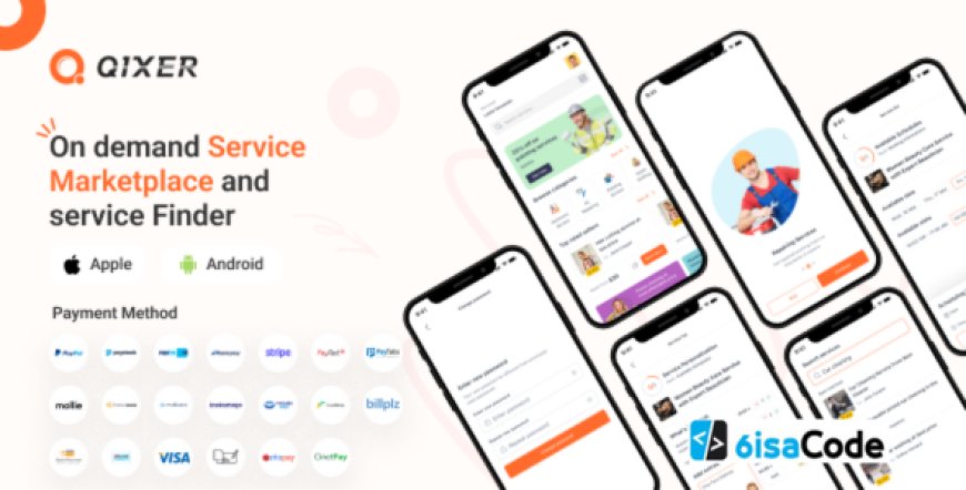Qixer – Multi-Vendor On-Demand Service Marketplace and Service Finder Buyer Flutter App – 23 July 2025