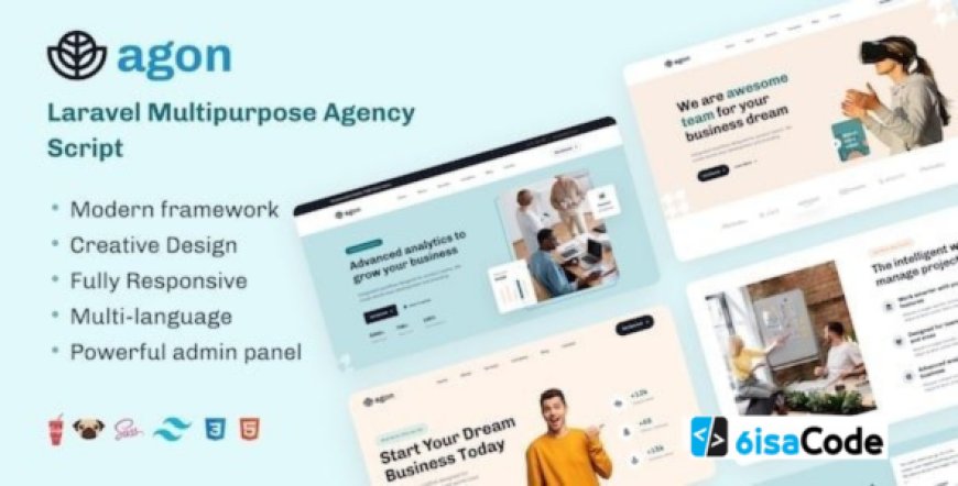Agon v1.18.4 – Laravel Multipurpose Agency Script – nulled