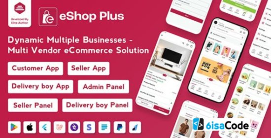 eShop Plus v1.0.6 – Multi Vendor eCommerce & Flutter App with Laravel Admin Panel