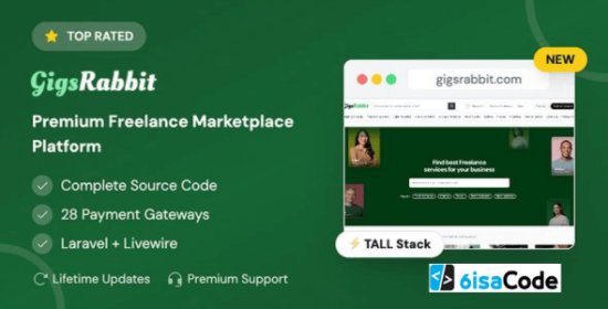 GigsRabbit v1.0 – Premium Freelance Marketplace Platform (Fiverr & Upwork Alternative)