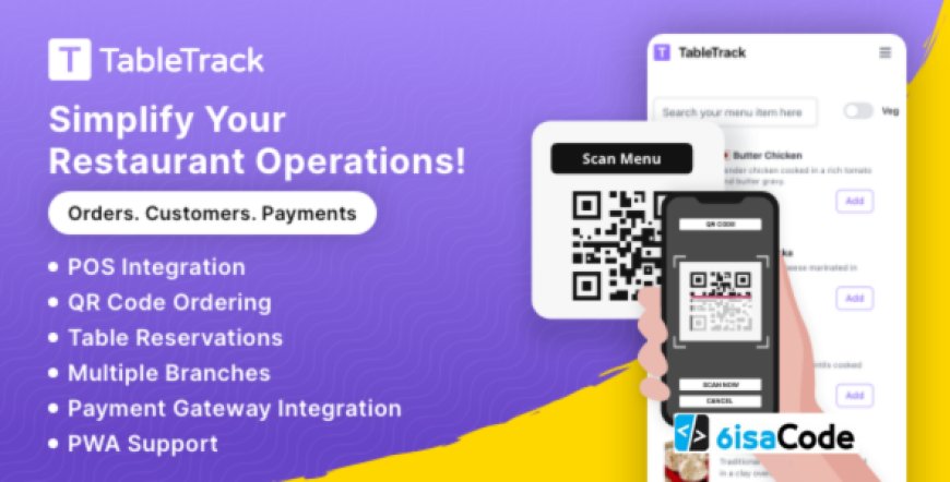 TableTrack v1.2.38 – The Complete SaaS Restaurant Management Solution – nulled