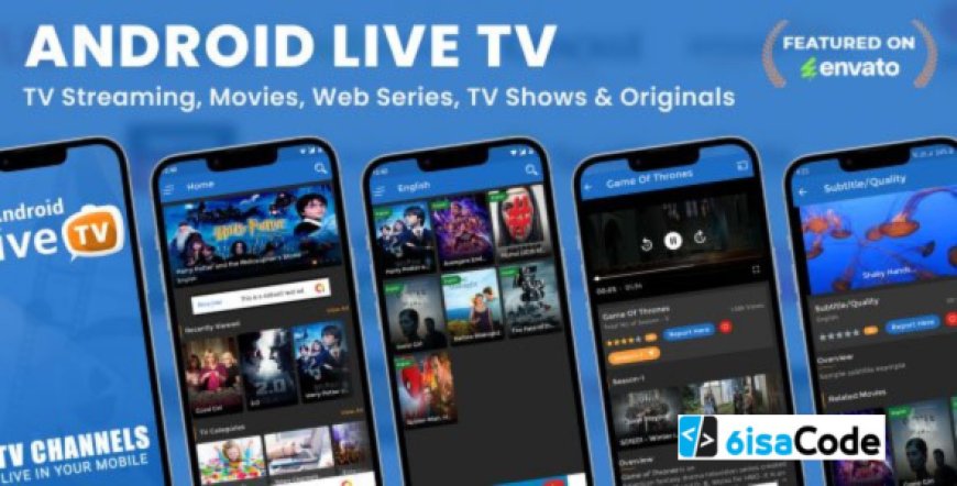 Android Live TV (TV Streaming, Movies, Web Series, TV Shows & Originals) – 16 July 2025 – nulled