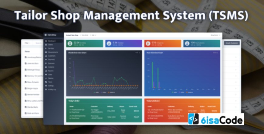 Tailor Shop Management System (TSMS) v1.7.5