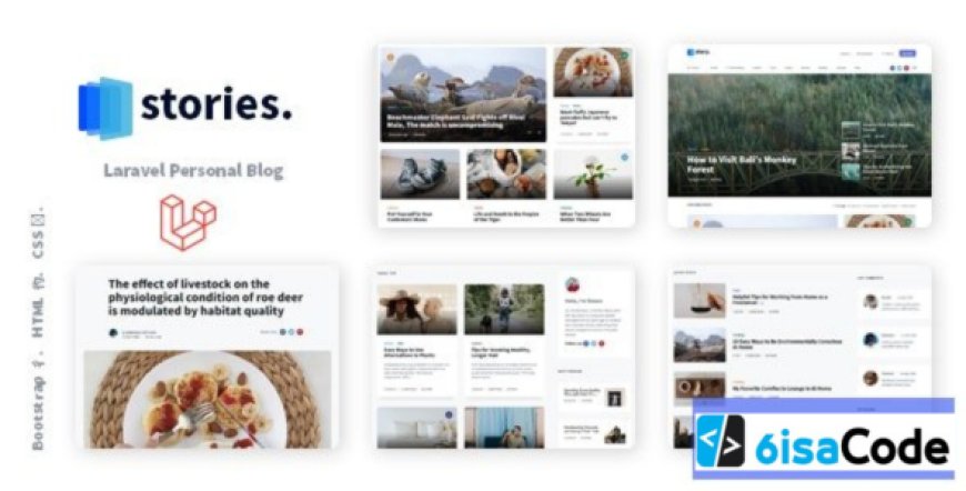 Stories v1.36.8 – Laravel Creative Multilingual Blog