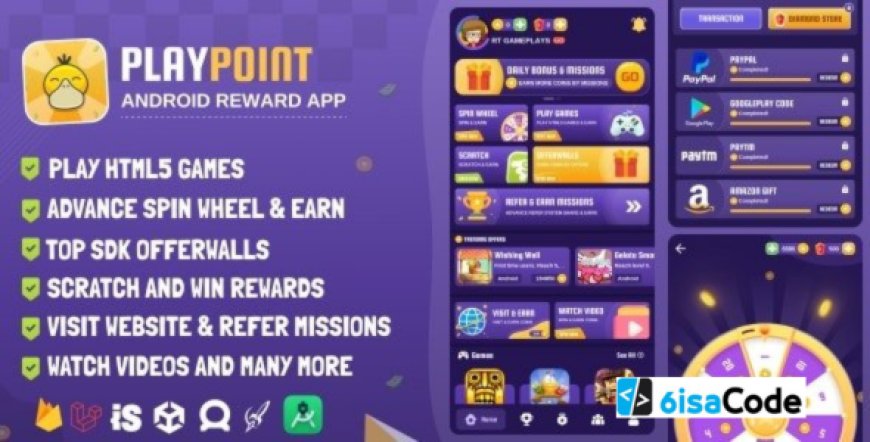 PlayPoint v1.6 – Android App with Advanced Admin Panel