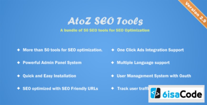 AtoZ SEO Tools v4.0 – Complete Search Engine Optimization Toolkit -nulled