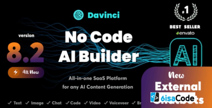 DaVinci AI v8.2 – OpenAI SaaS Content, Text, Image, Voice, Chat & Video Generator