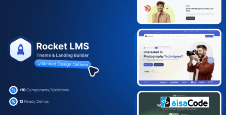 Rocket LMS Theme and Landing Page Builder v2.0.1 – Create Custom LMS Themes & Landing Pages
