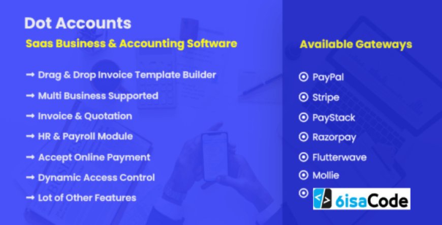 Dot Accounts v2.8 – SaaS Business & Multi Accounting Software with Subscription Model