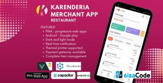 Karenderia Merchant App Restaurant v1.0.7 – Best Complete Solution for KMRS & Restaurant Owners