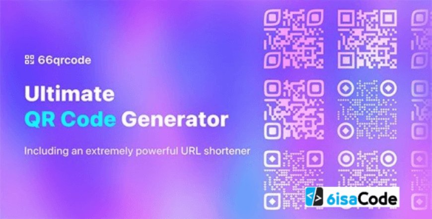 66qrcode QR Code Generator v36.0.0 – Ultimate & Powerful URL Shortener SaaS