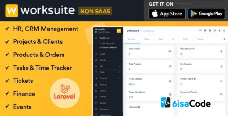 WORKSUITE v5.5.15 HR CRM Project Management – Best All-in-One Business Software