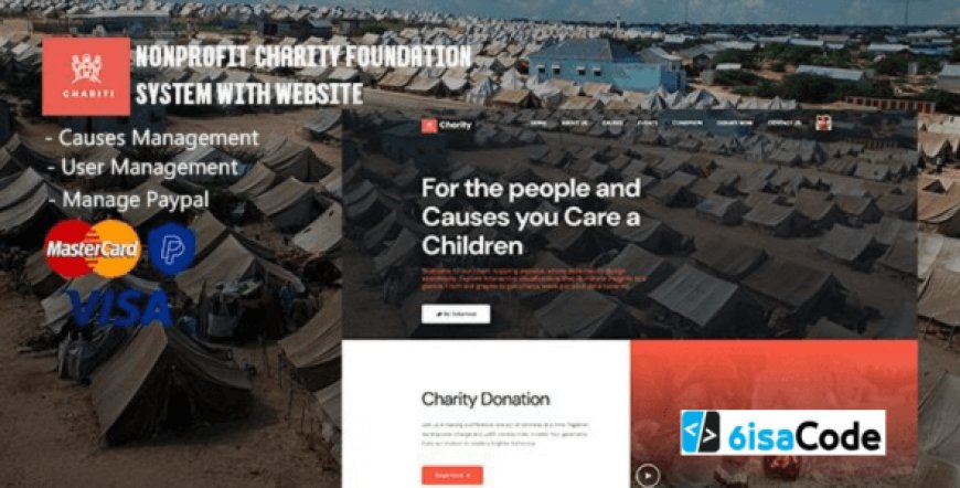 Charity – Nonprofit Charity Foundation System with Website (1 September 2025) – Build Powerful Fundraising Platforms