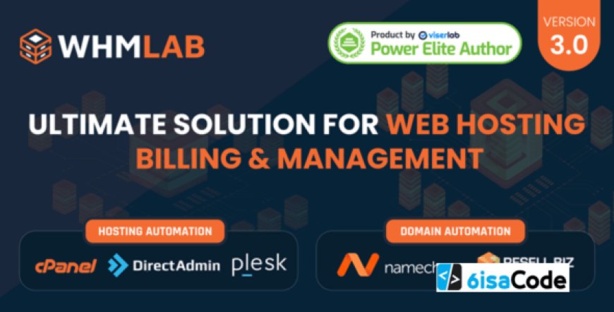WHMLab v3.0.0 – Powerful Solution for Web Hosting Billing & Management (Lifetime, No Fees)