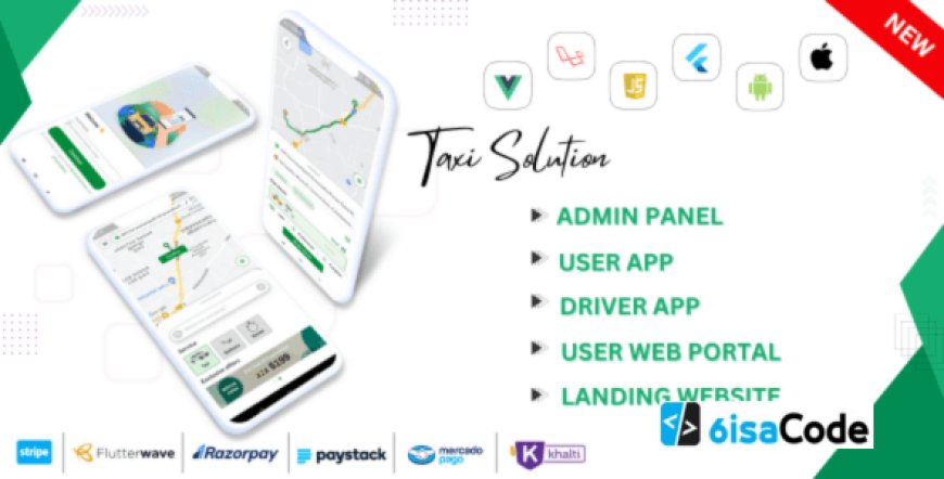Restart Taxi & Delivery Solution v1.11 – Complete Ride & Parcel Platform