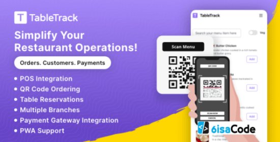 TableTrack v1.2.48 - The Complete SaaS Restaurant Management Solution