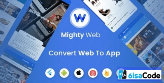 MightyWeb Webview Flutter App Builder v29.0 – Convert Website to Android & iOS App Easily