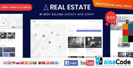 Real Estate Agency Portal Script v1.7.6 – Powerful Property Management Solution