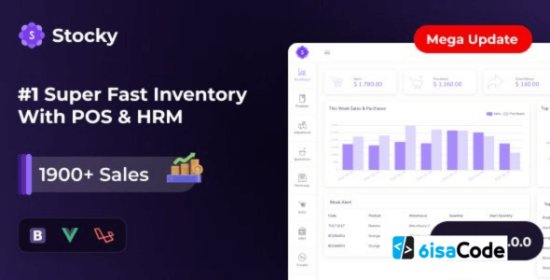Stocky v5.1 – POS with Inventory Management & HRM Free Download