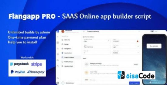 Powerful Flangapp PRO v2.9.4 – SAAS Online App Builder from Website