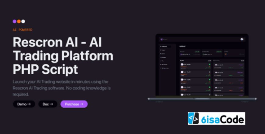 Rescron AI v5.1.0 – Best AI Trading Platform PHP Script
