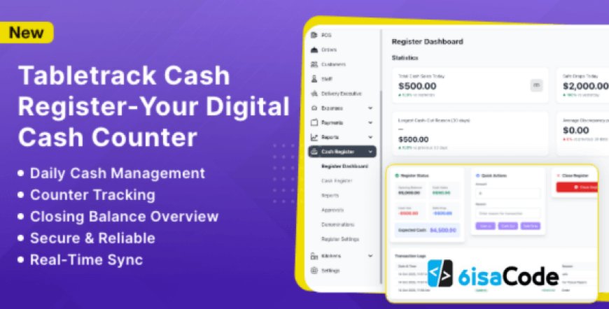 Cash Register Module for TableTrack v1.0.0 – Powerful Cash Management Solution