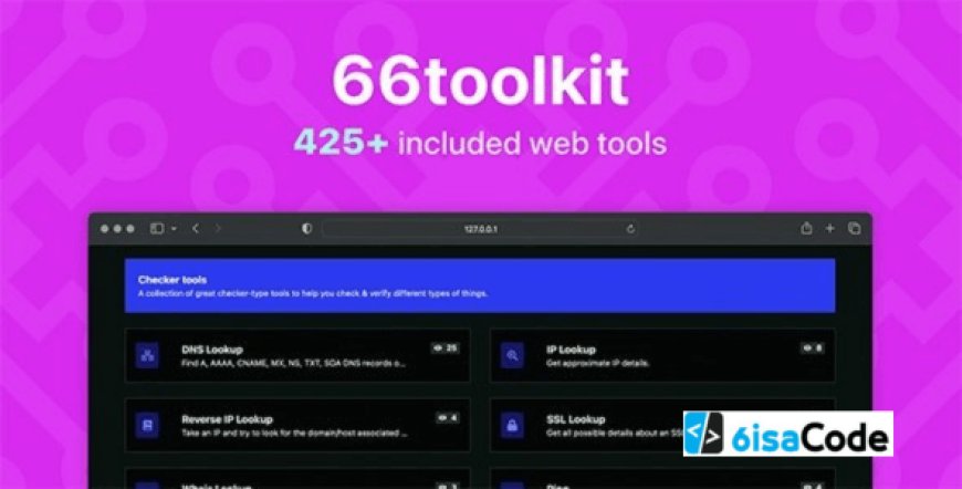 66toolkit v39.0.0 – Best Ultimate Web Tools System (SAAS)