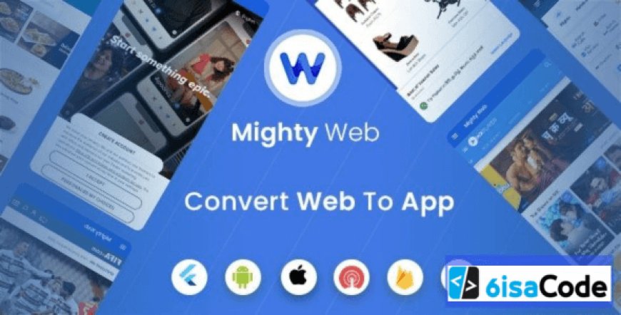 MightyWeb Webview Flutter App Builder v29.0 – Convert Website to Android & iOS App Easily