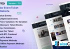 Best Multivendor Event Ticket Booking Website – Evento v4.0