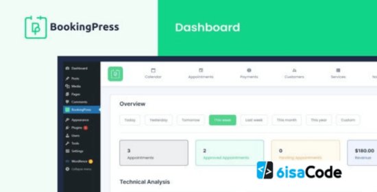 BookingPress Pro v5.0.1 – Best WordPress Appointment Booking Plugin for Businesses