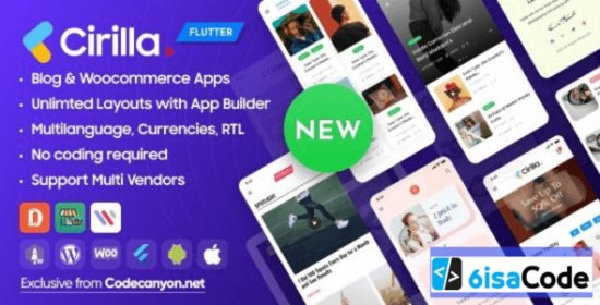 Cirilla Flutter App for WordPress & WooCommerce – Best Multipurpose Mobile Solution v4.2.9