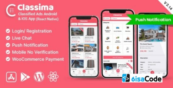 Classima Classified Ads App v2.93.0 – Powerful Android & iOS Marketplace Solution