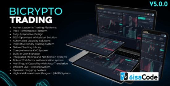Bicrypto Crypto Trading Platform v5.6.0 – The Ultimate Solution for Secure & Fast Crypto Trading