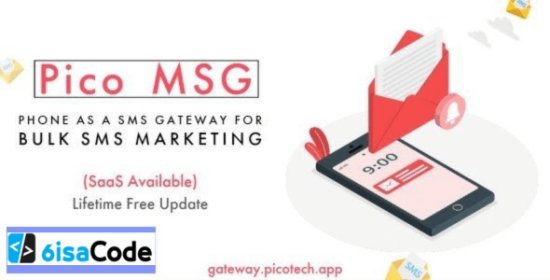 PicoMSG SMS Gateway v1.6 – Best Use Your Phone for Bulk SMS Marketing