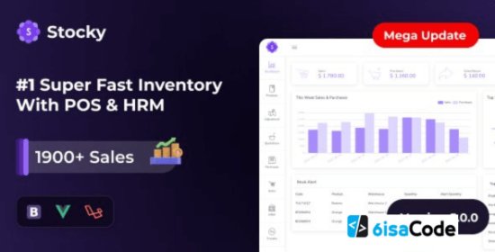 POS Inventory Management Software – Stocky v5.3 (Best Ultimate All-in-One POS & HRM System)