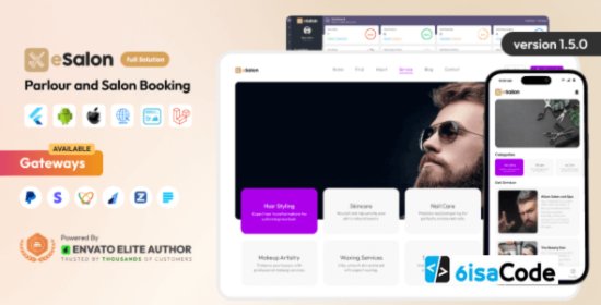 Salon Booking Software eSalon v1.6.0 – Complete Parlour & Salon Management Solution