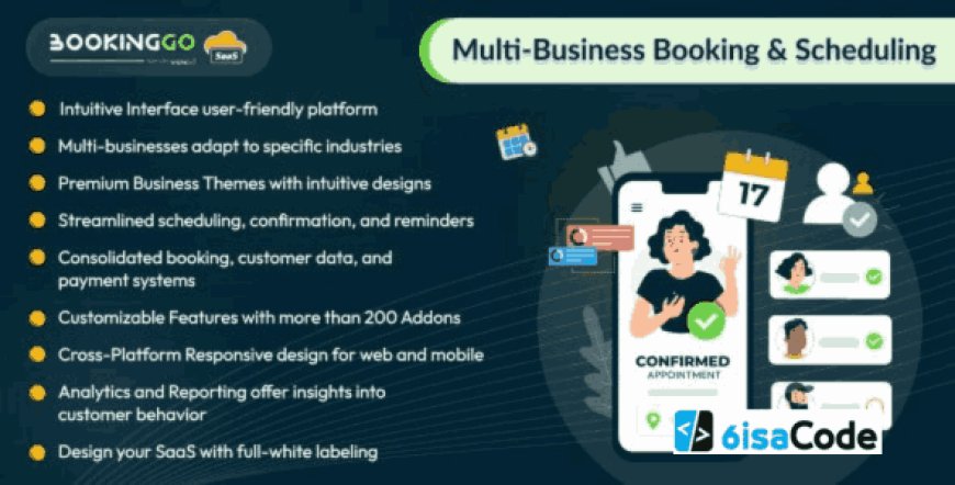 BookingGo SaaS Booking System – Powerful Multi Business Appointment Platform (v5.6)