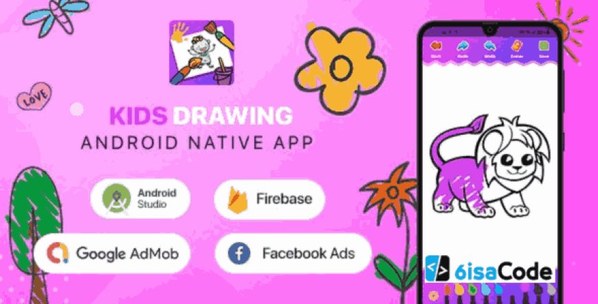 Kids Drawing App Script v2.0 – Powerful Android (Kotlin) Coloring & Painting App for Children