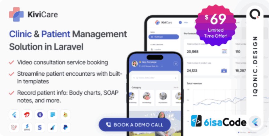 Clinic Management System – KiviCare(TM) v1.8.2 – Powerful Clinic Management System – Laravel & Flutter