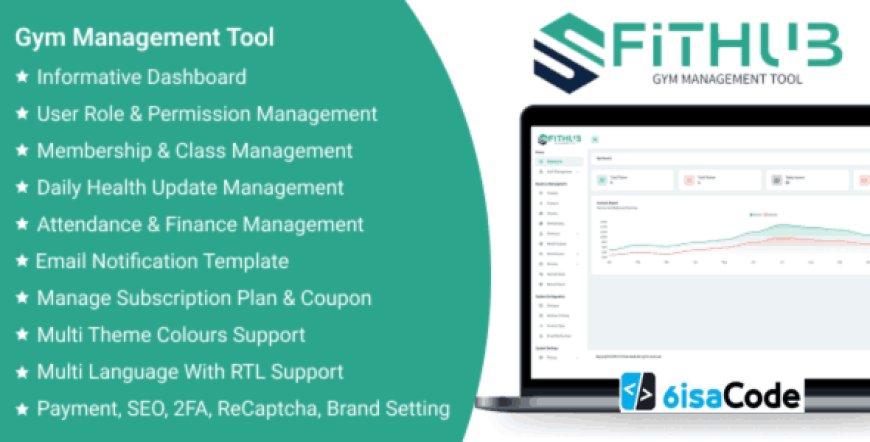 FitHub SaaS v1.6 – Powerful Gym Management Tool