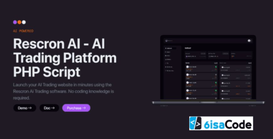Best AI Trading Platform PHP Script – Rescron AI v5.2.0
