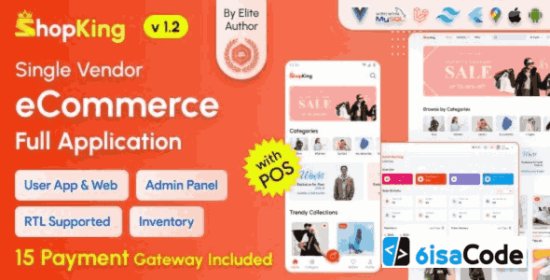 Professional Invoice Generator – ShopKing v2.8 - eCommerce App with Laravel Website & Admin Panel with POS - Inventory Management