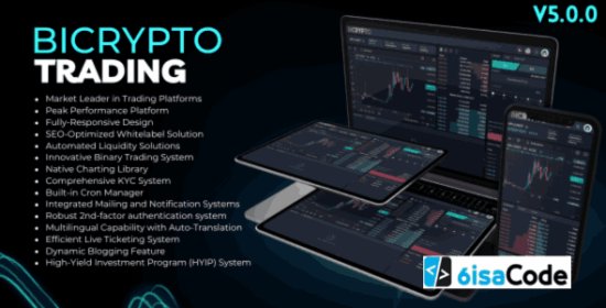 Crypto Trading Platform Script – Bicrypto v5.7.1 – Powerful Crypto Trading Platform + Addons