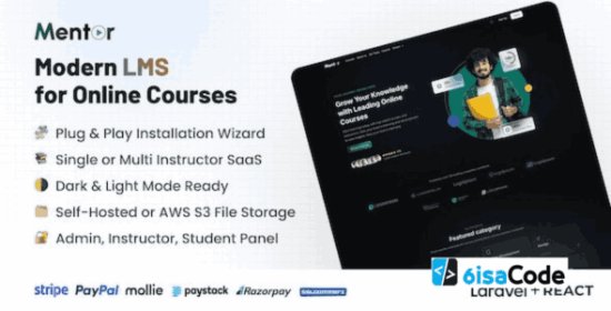 Best Learning Management System Software – Mentor LMS v3.2.0 – Learning Management System