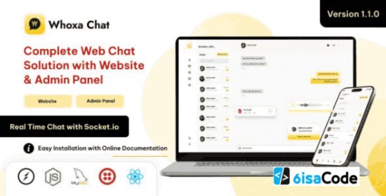 Powerful Web WhatsApp Clone Script – Whoxa Chat v1.1.2 Chat Script